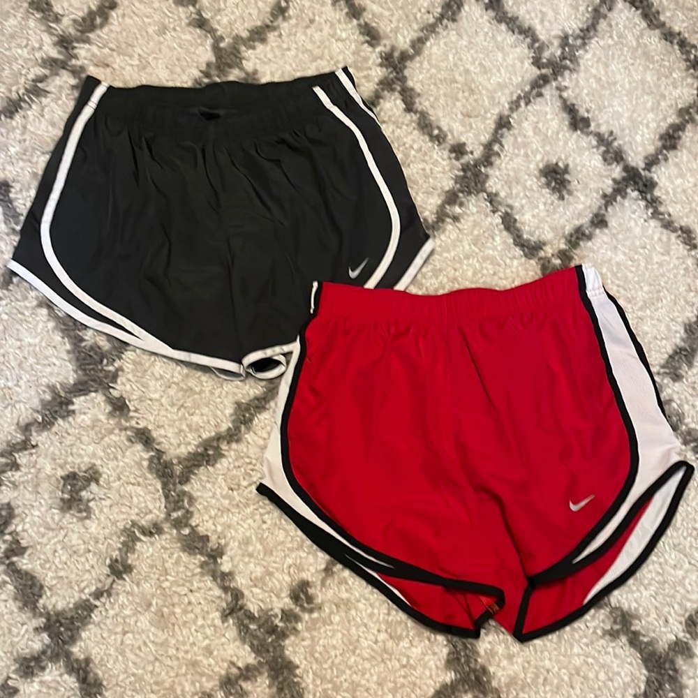 Nike running shorts.